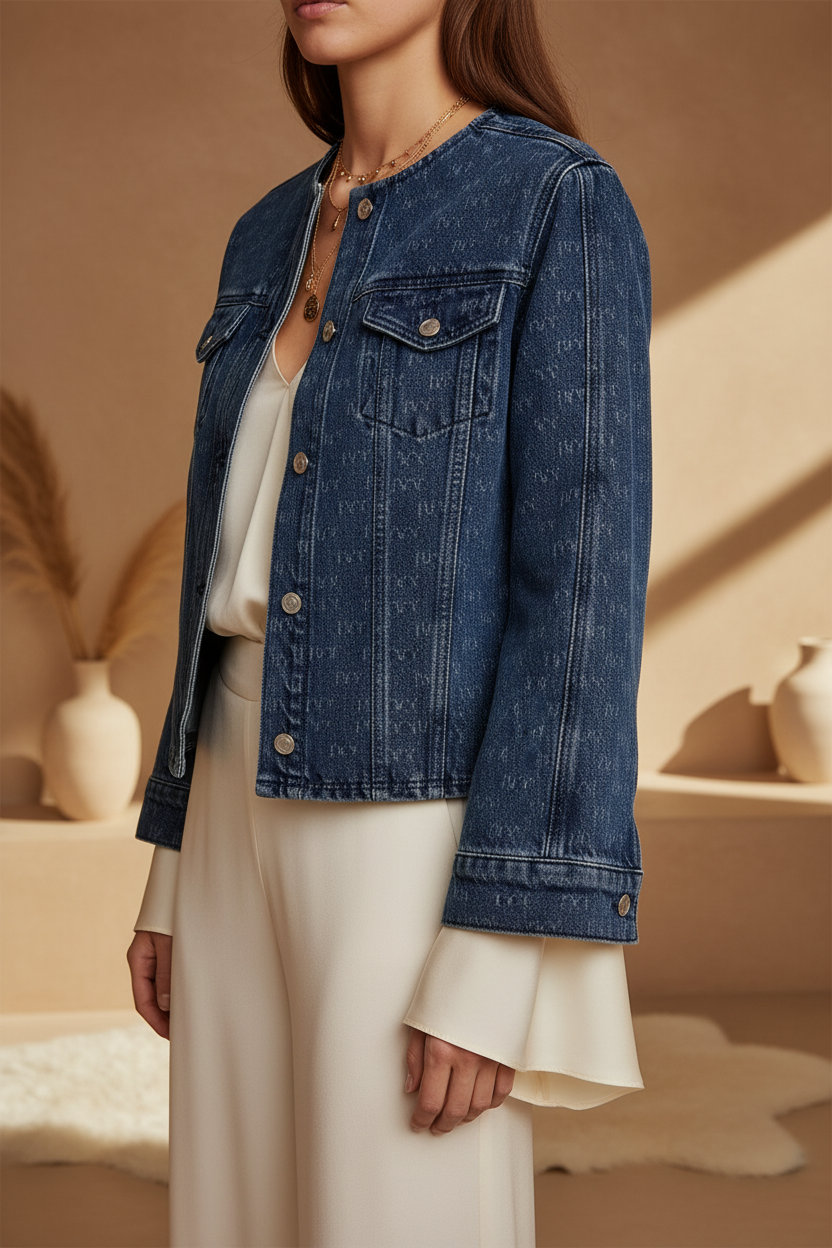 IVY Jazz Short Jacket patterned detail