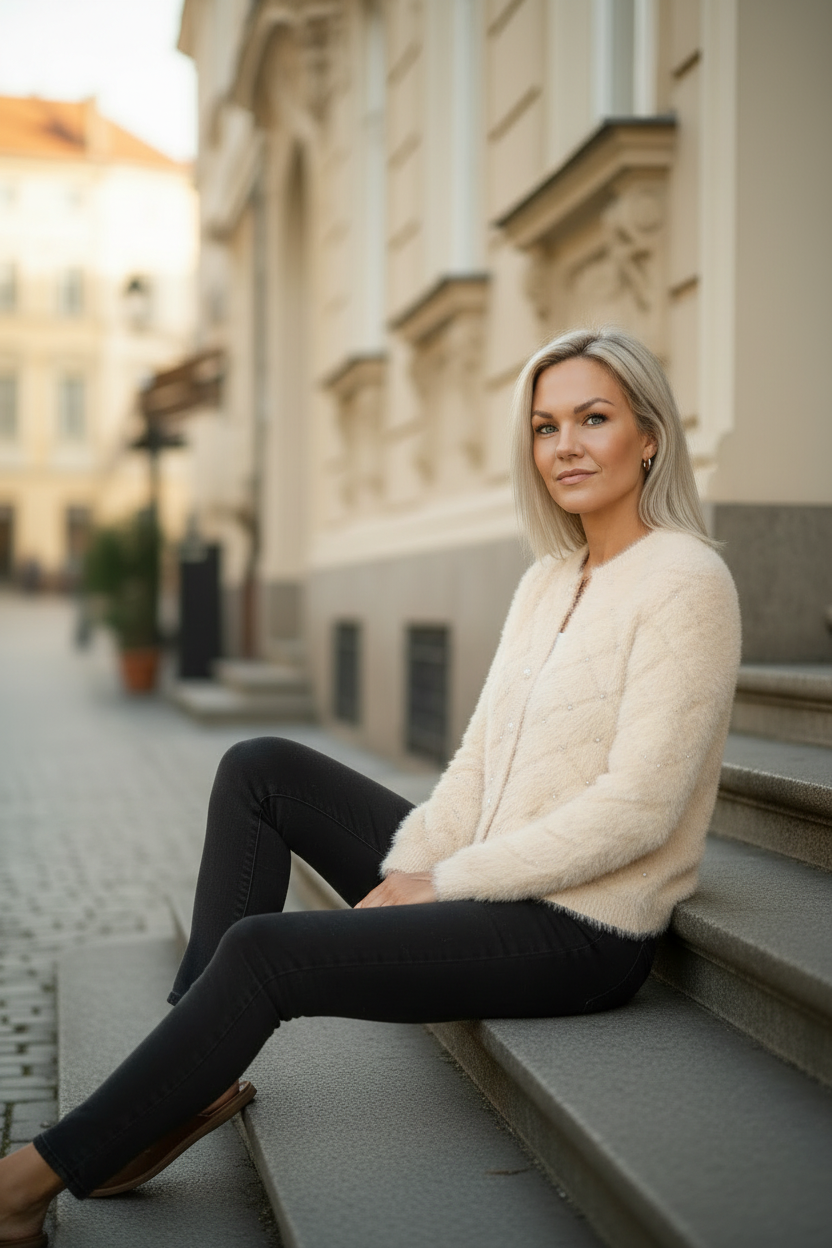 Kofta med stenar – Pose 5