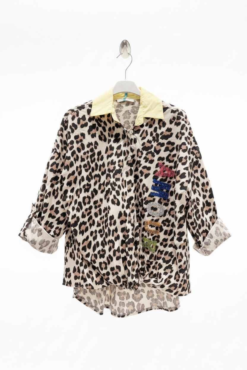 Leopardskjorta produktbild