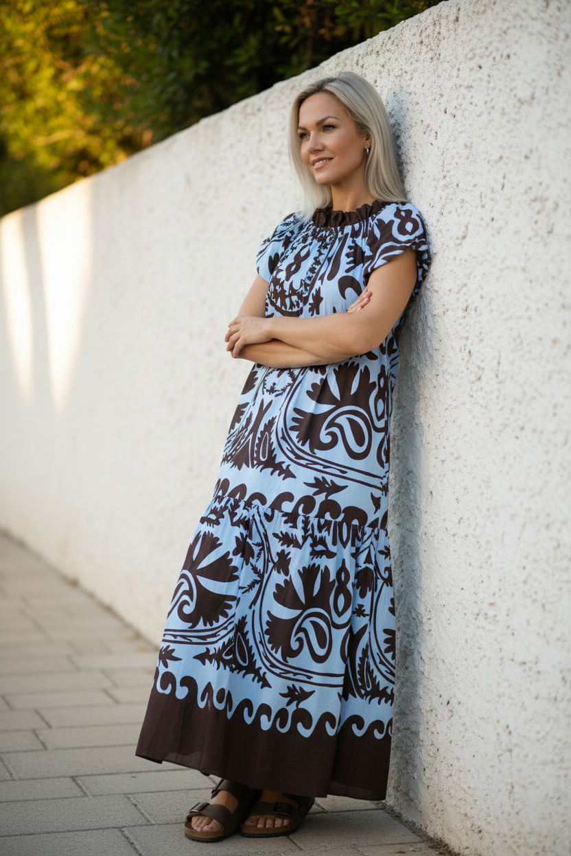 MdcMuse Dress – lutad mot vägg