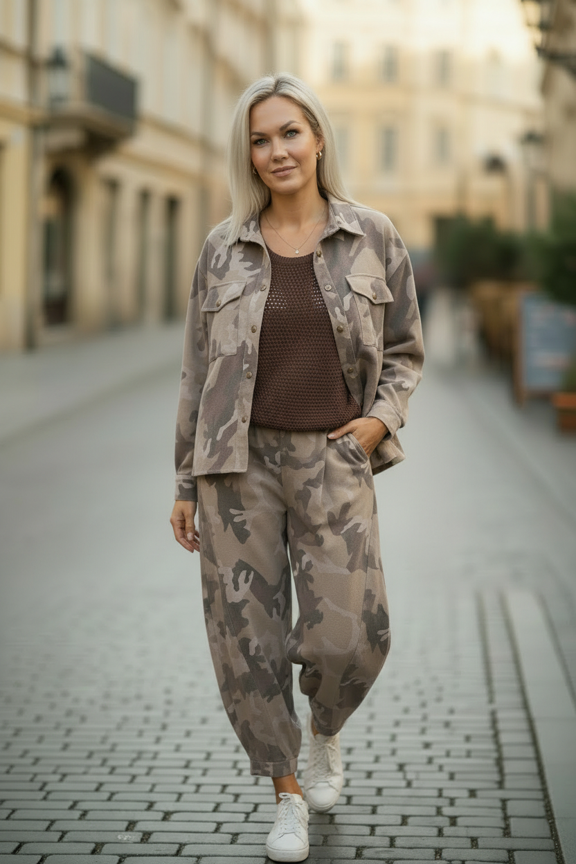 Modell 2 – Nayla Knit + Camo