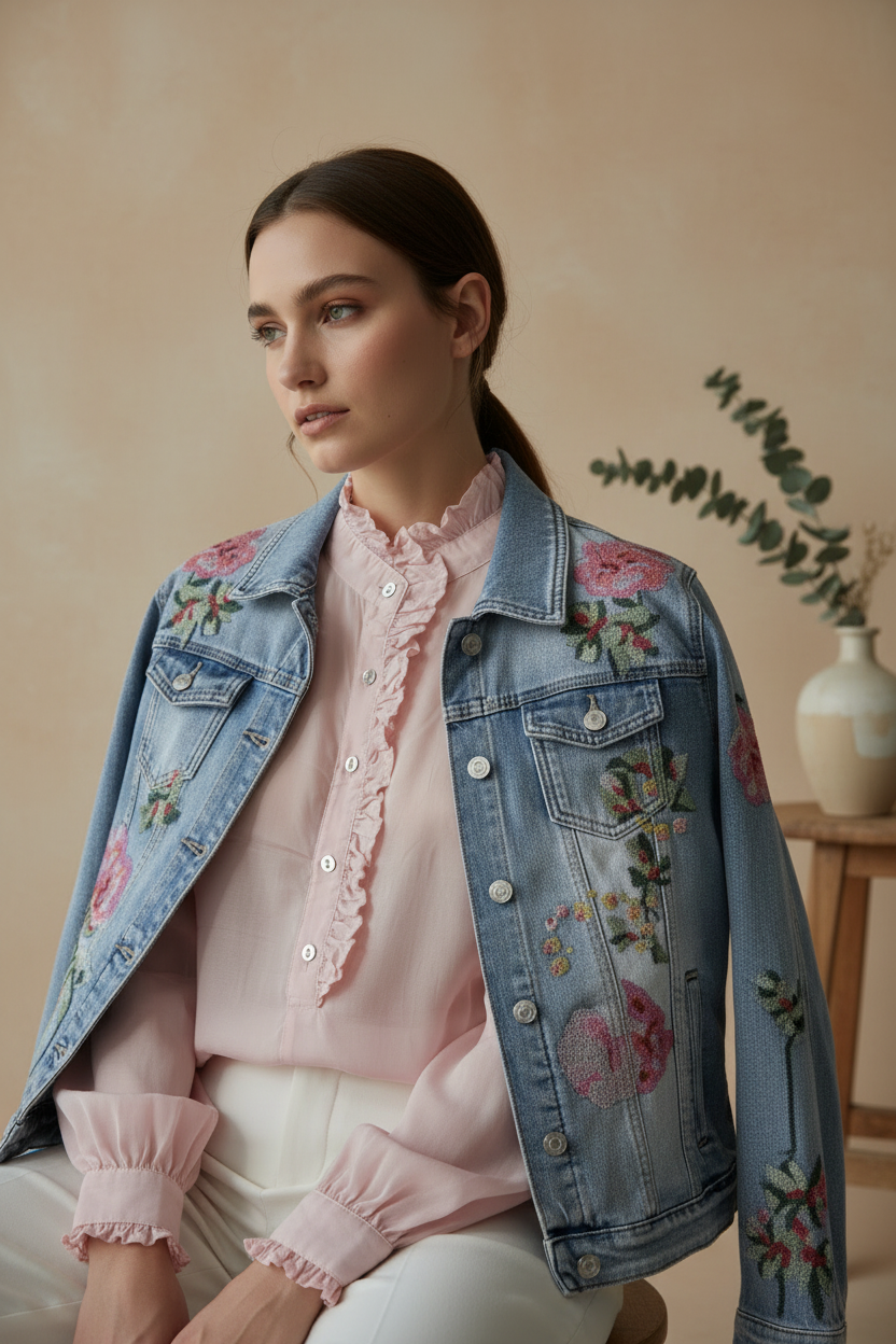 Modell outfit framsida