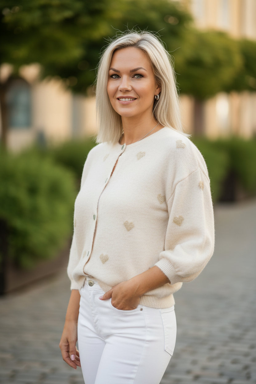 Modellbild 2 – hjärtkofta