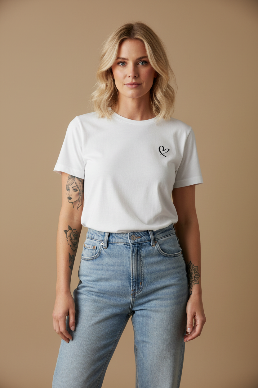 Modellbild 4 - Helkropp med jeans