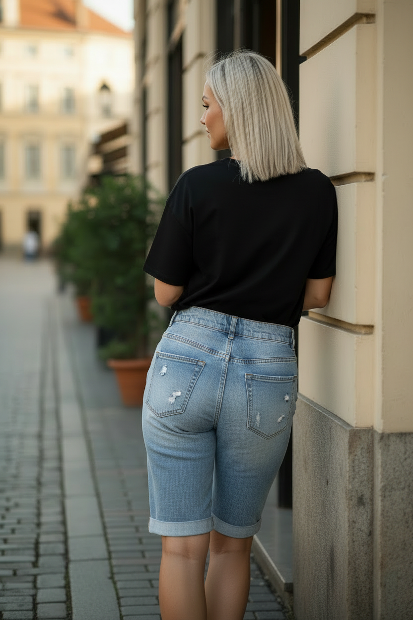 Modellbild bakifrån – Cabana Living Jeans