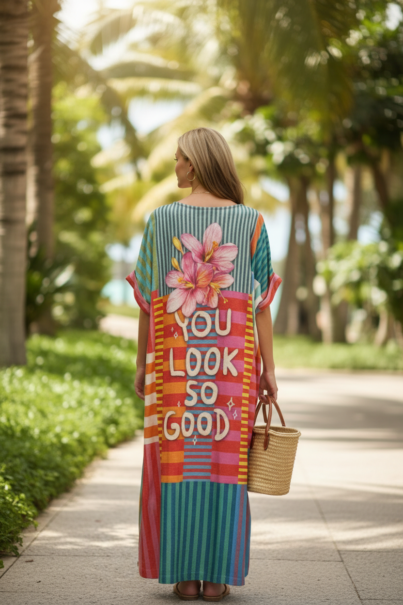 Modellbild – kaftan baksida