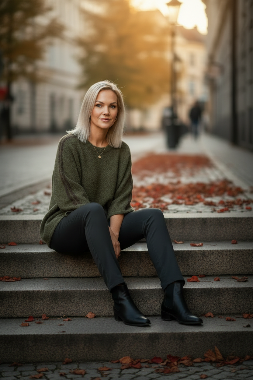 Pose 3 – sittande