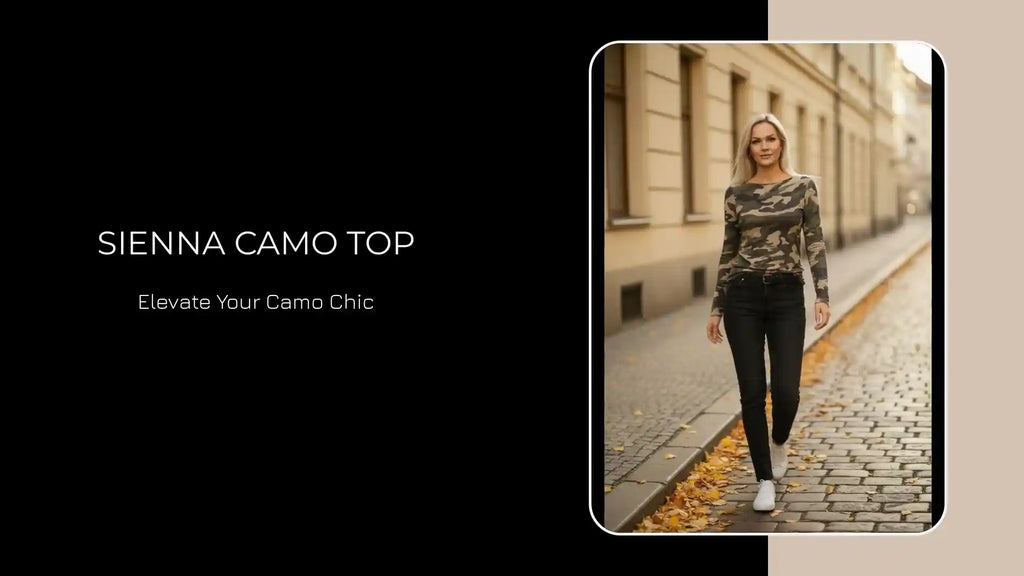 Sienna Camo Top by@Outfy