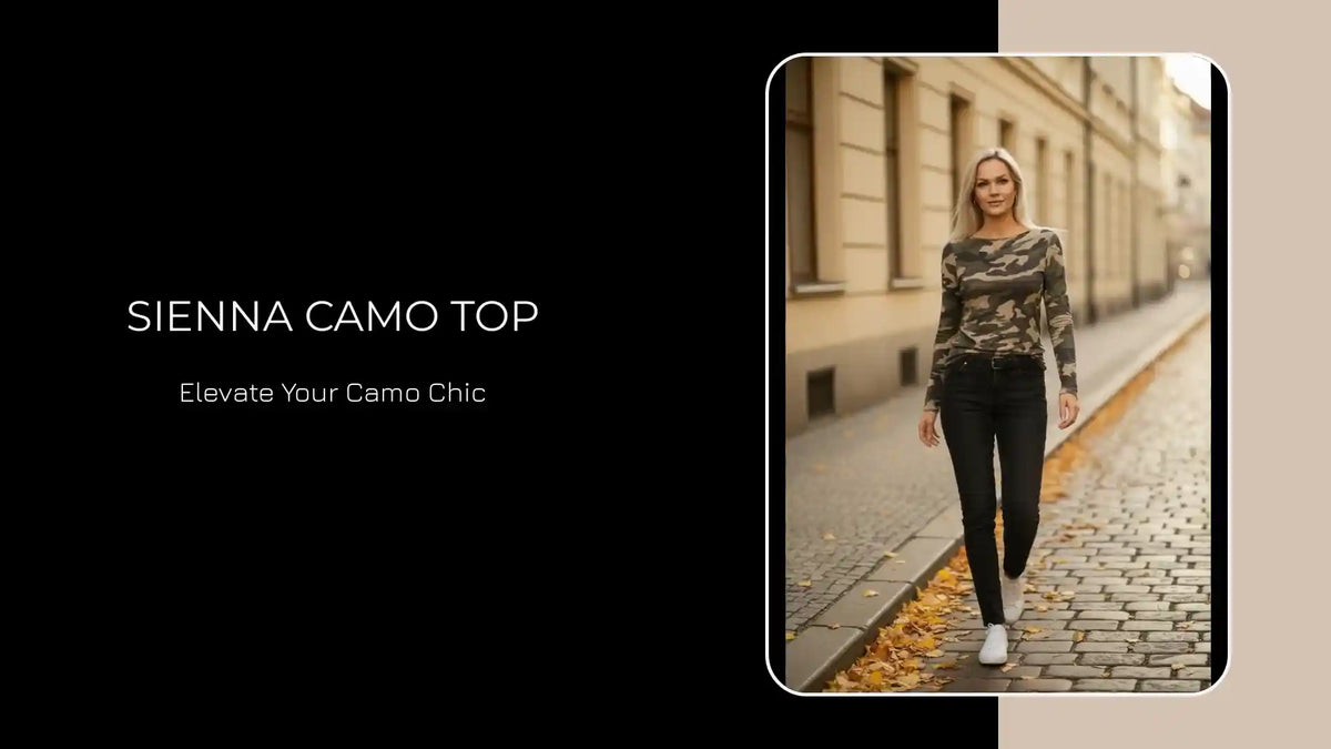 Sienna Camo Top by@Outfy
