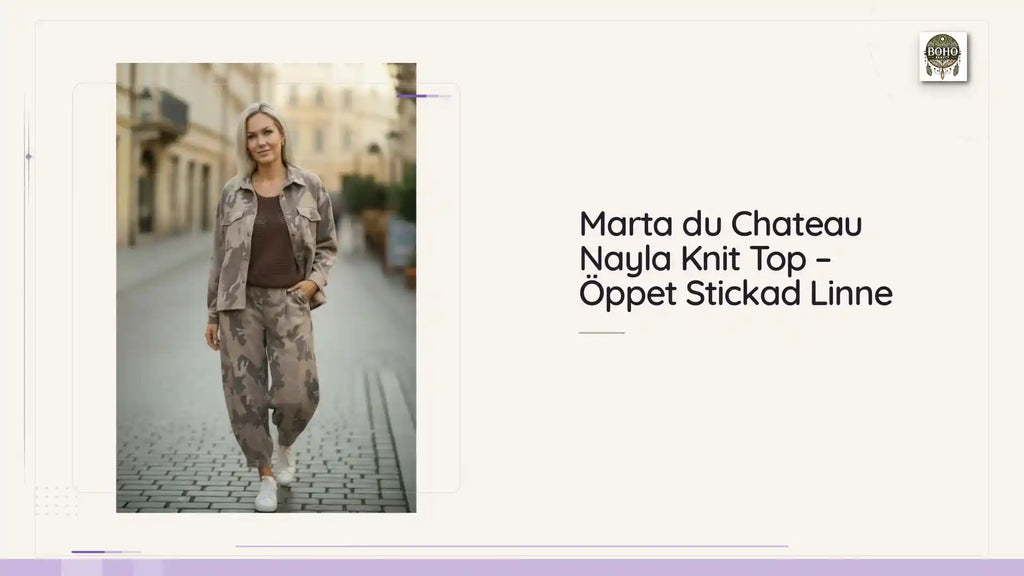 Marta du Chateau Nayla Knit Top &ndash; &Ouml;ppet Stickad Linne by@Outfy