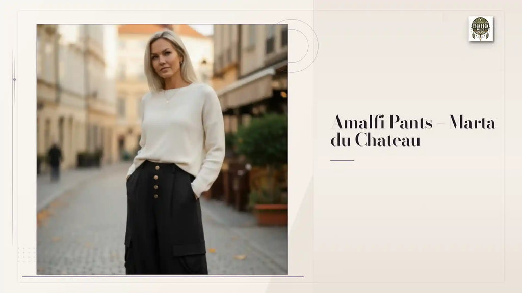 Amalfi Pants &ndash; Marta du Chateau by@Outfy