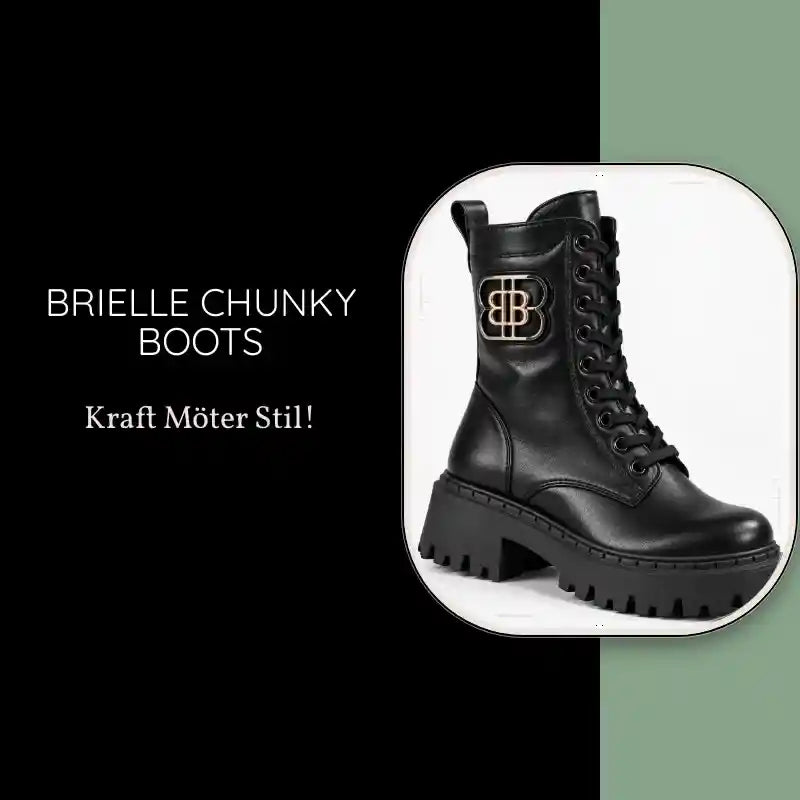 Brielle Chunky Boots by@Outfy