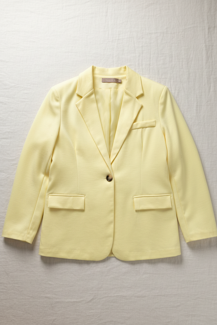 Produktbild 2 – gul blazer