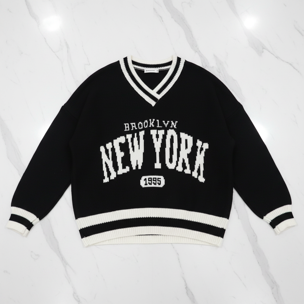 Produktbild flat lay – Brooklyn New York Sweater