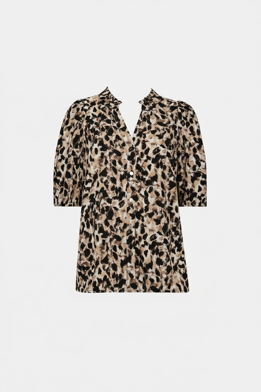 Produktbild – Free/Quent Adney leopard shirt