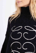 Embroidered Knitted Polo Shirt Élégance