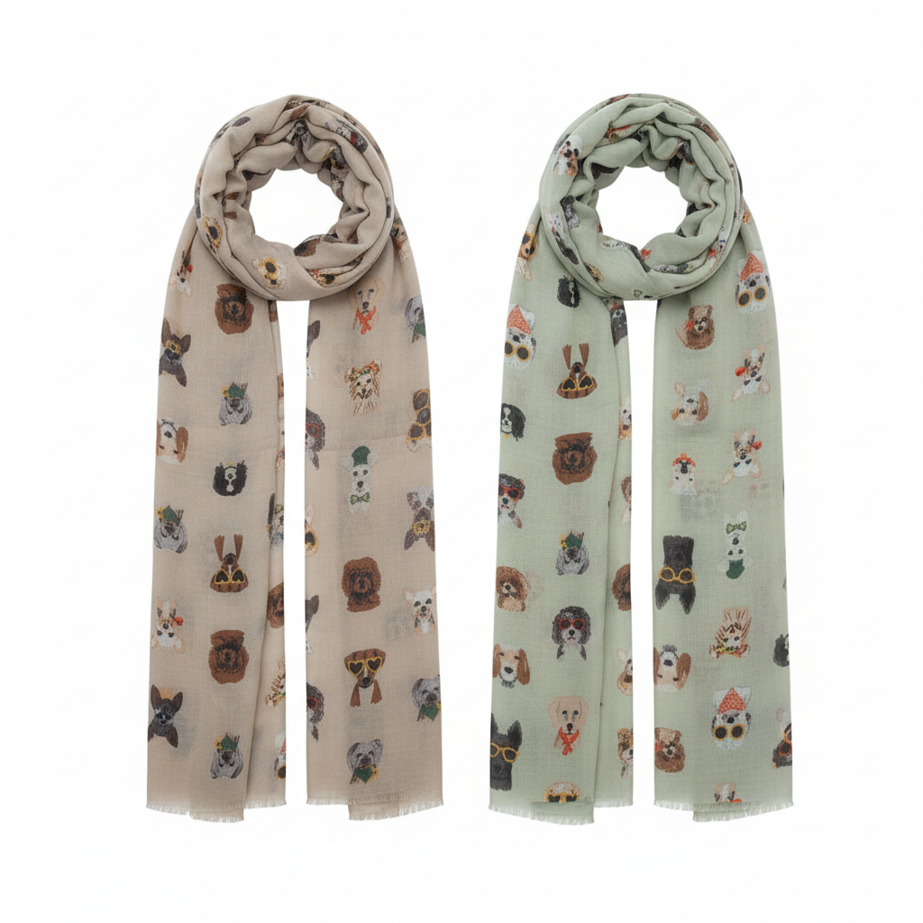 Rena produktbilder båda sjalarna