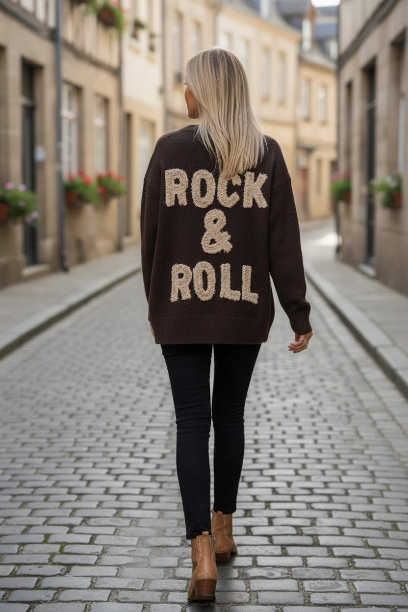 Rock & Roll Cardigan – Bakifrån