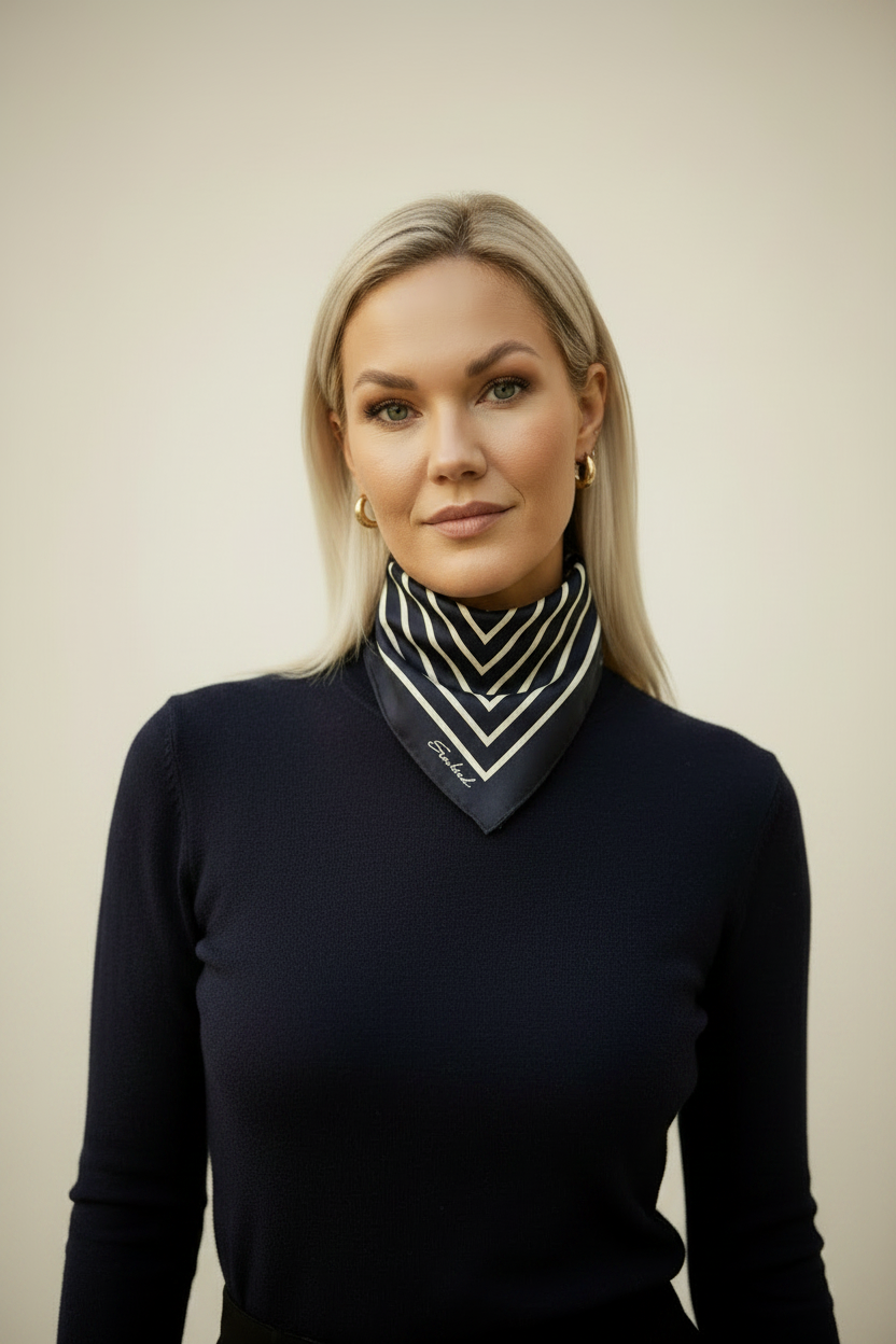 Scarf – enkel outfit, ingen kavaj