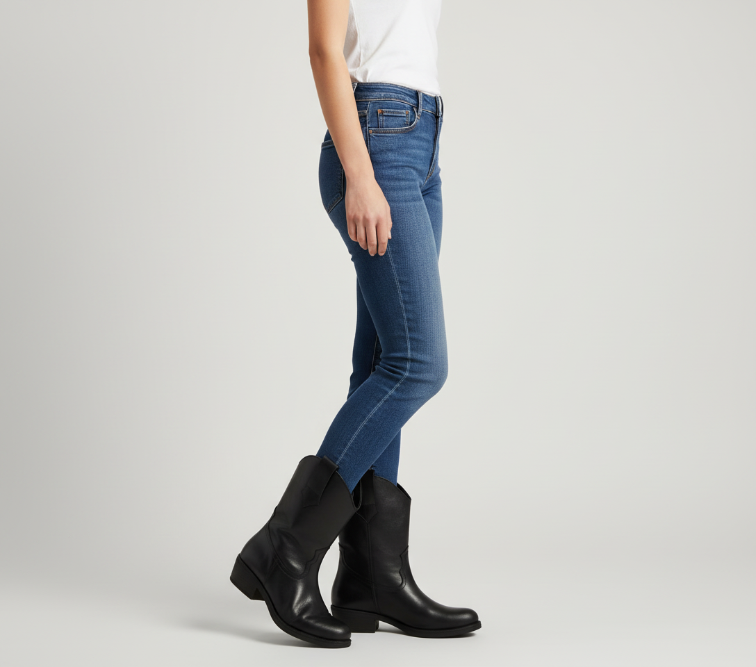 Sidovy med stövlarna