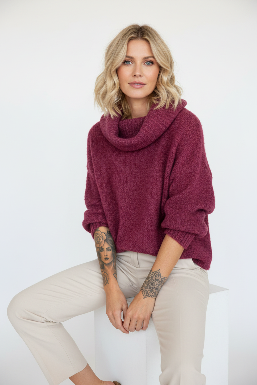 Studio shot - seated pose