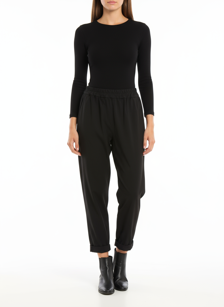 Studiofoto med modell