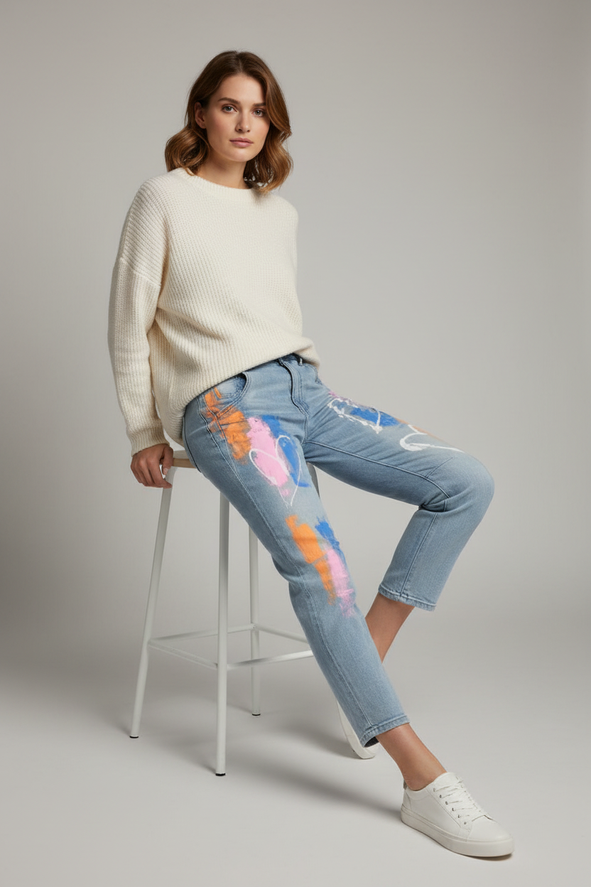 Studioporträtt med neutral bakgrund