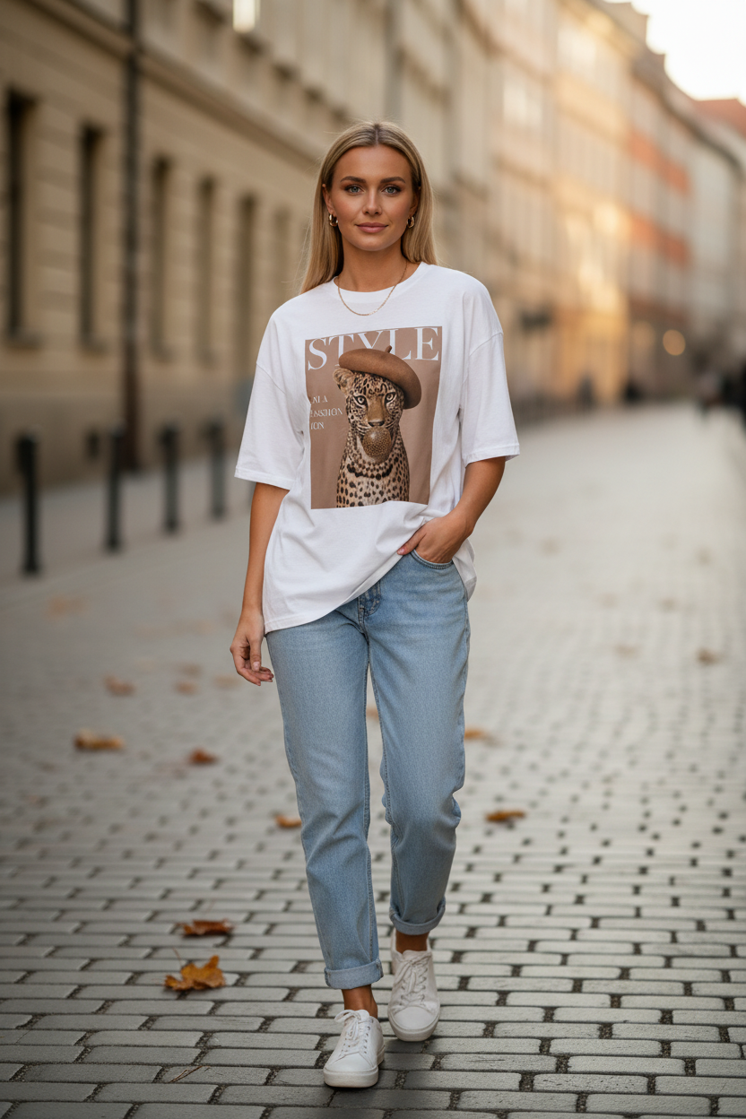 Style Graphic Tee – Modell 2