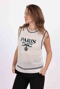 Paris Milano White Knitted Top