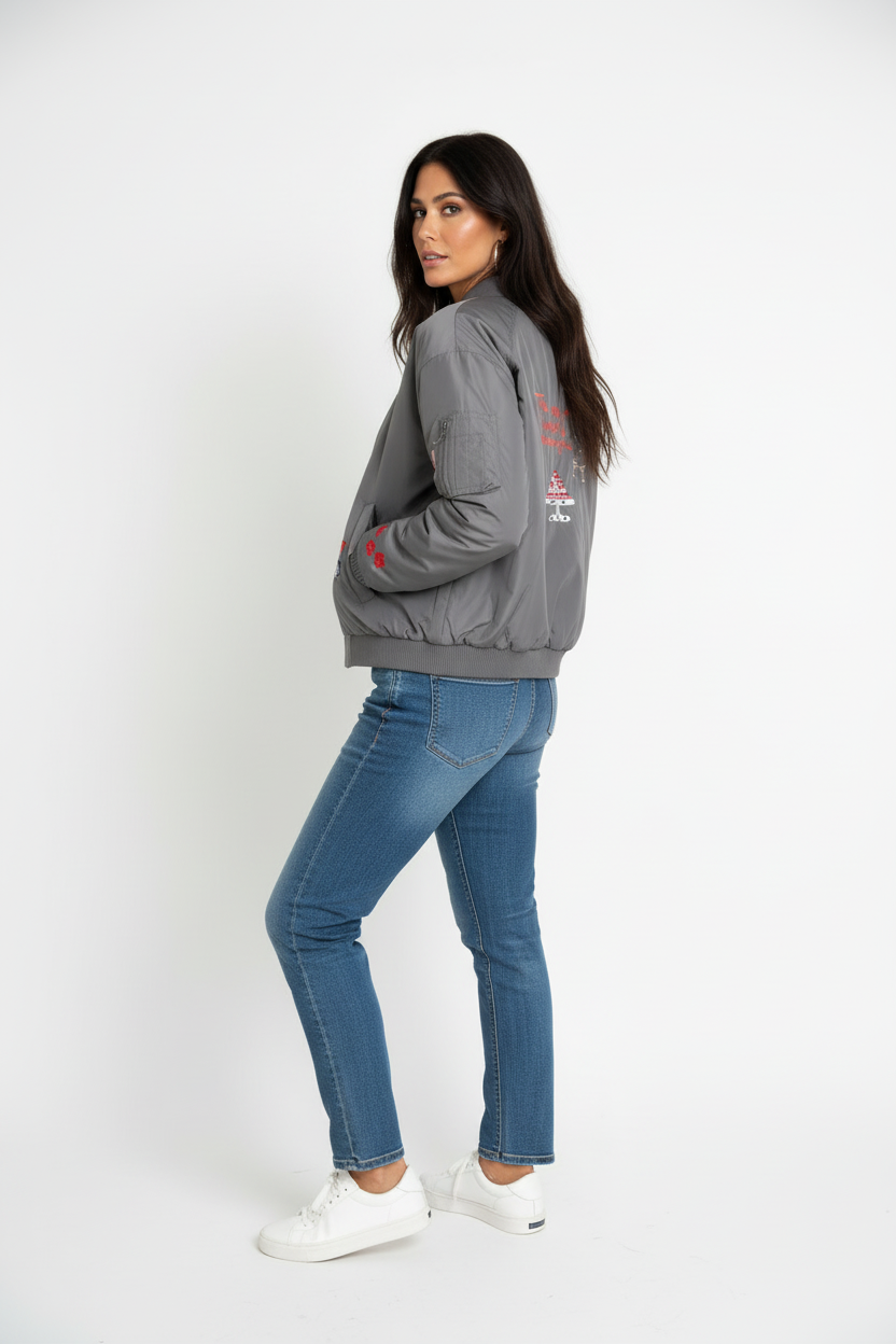 Tre-kvarts med jeans