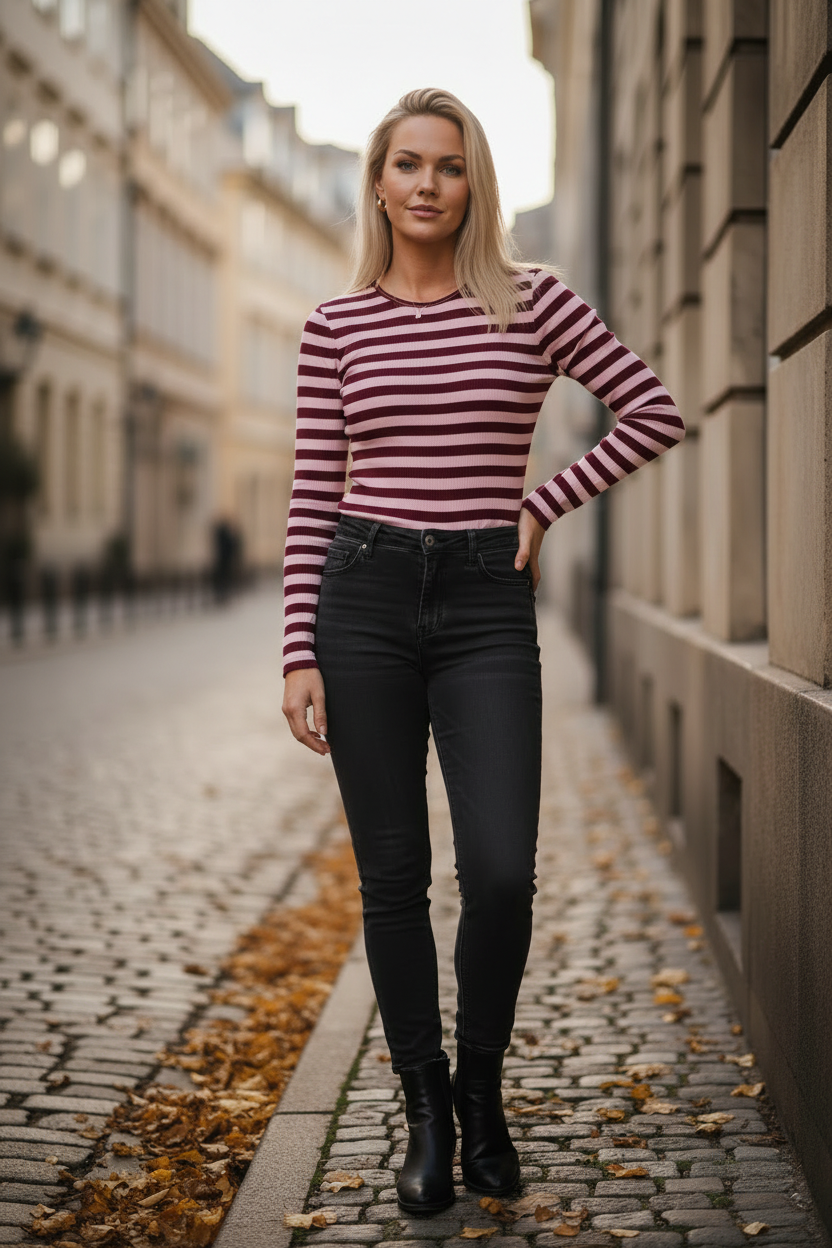 Utan skjorta – front